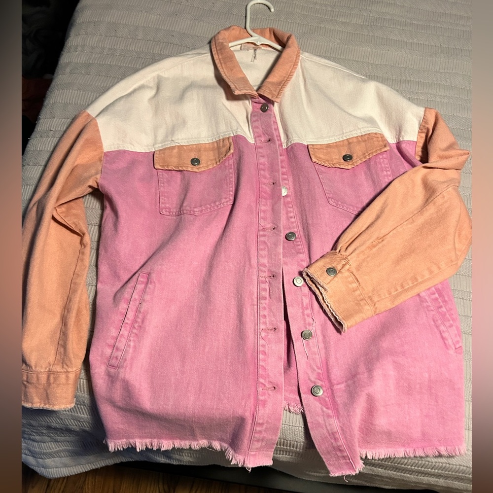 Entro pink shacket